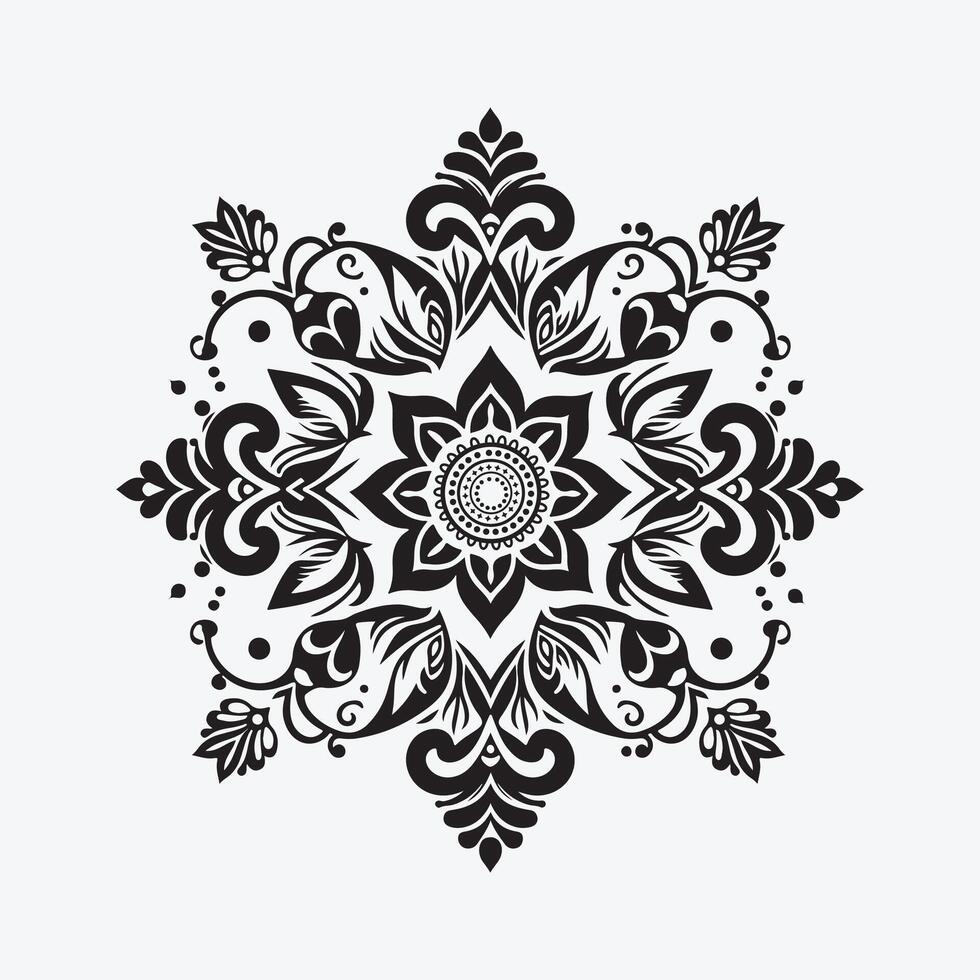 Floral ornament. decorative frames and borders vector