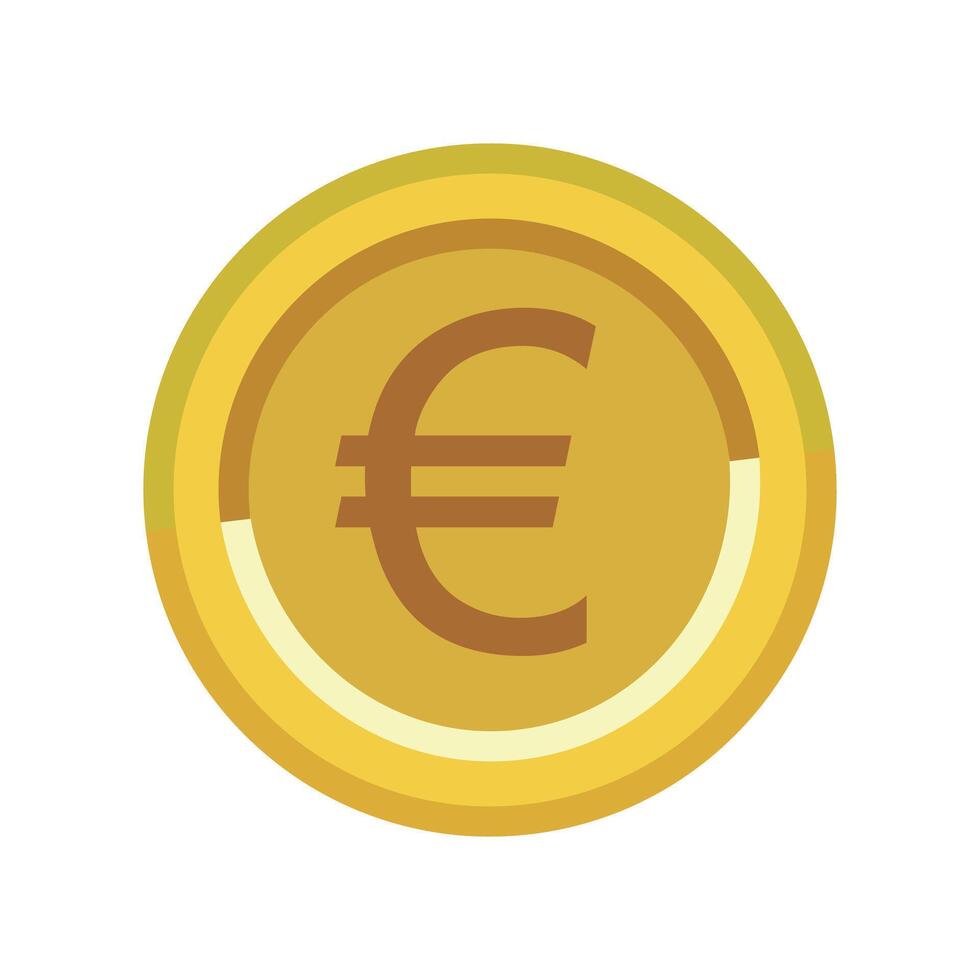 Euro currency icon. eu money. vector