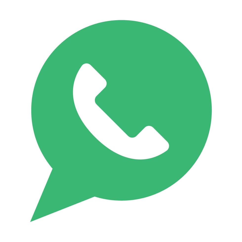 Phone icon and speech bubble. Message icon. vector