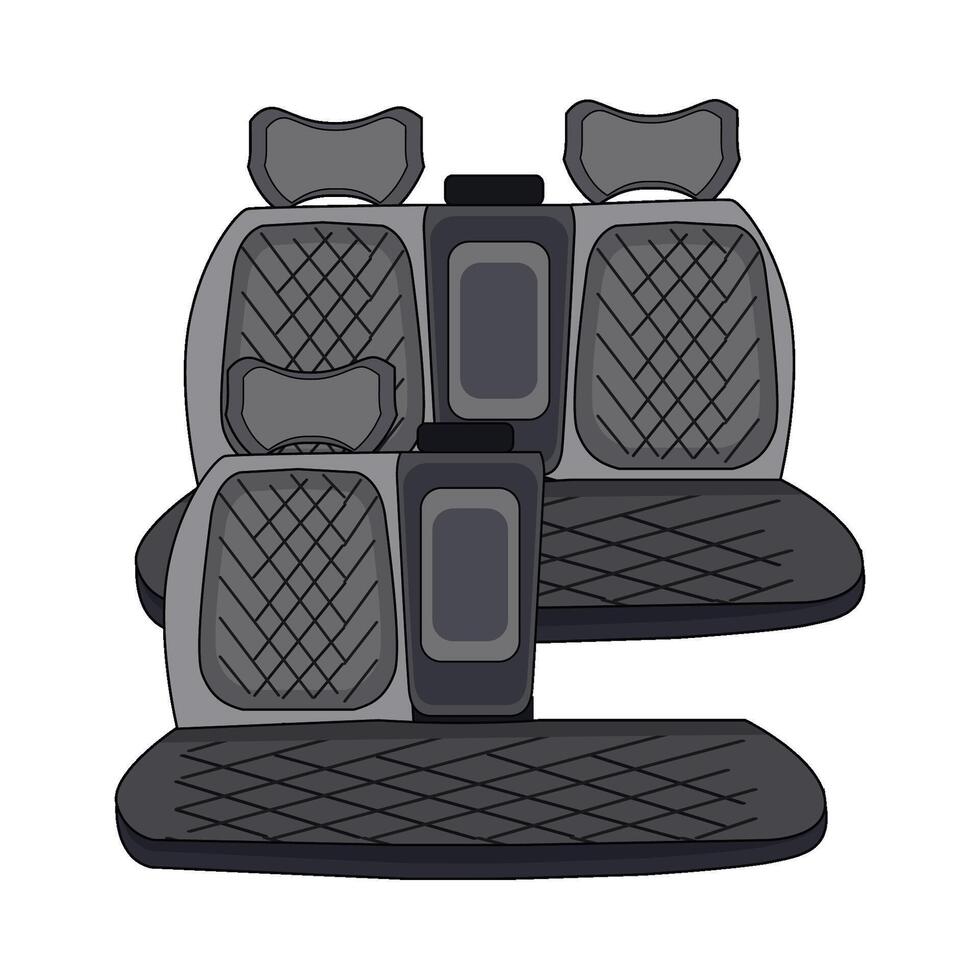 illustration of car seat vector