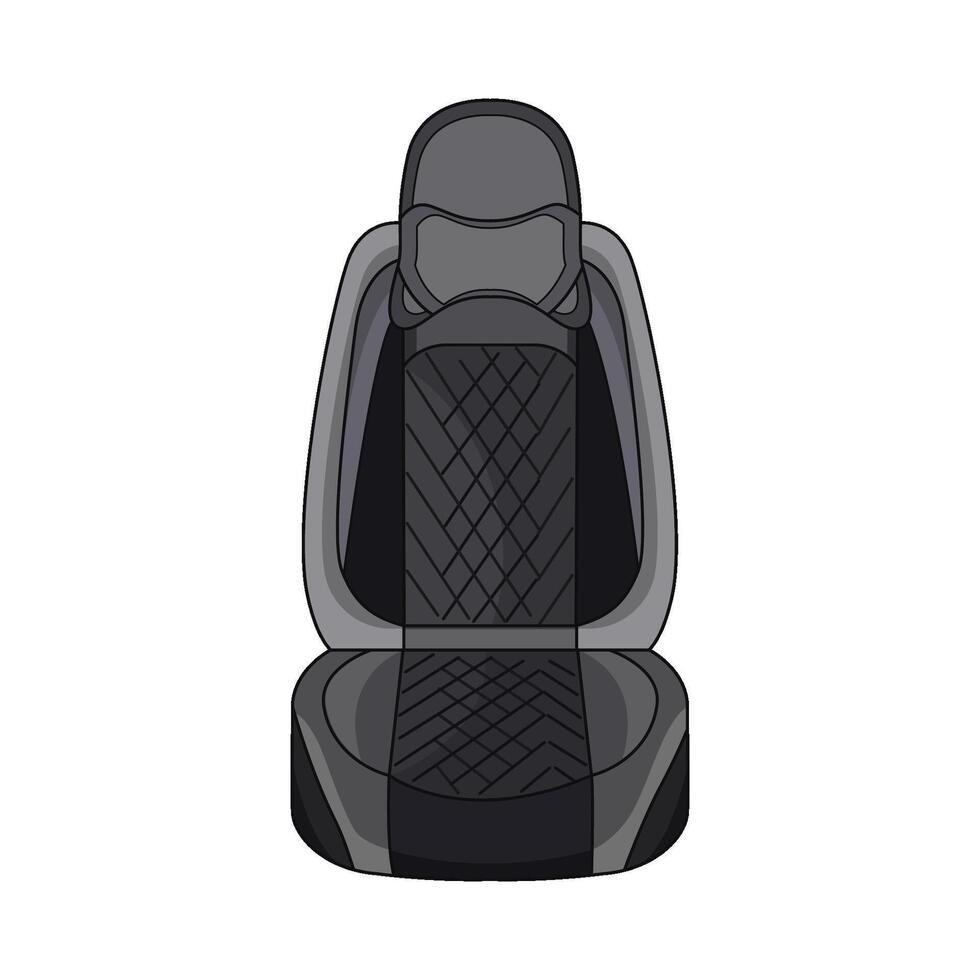 illustration of car seat vector