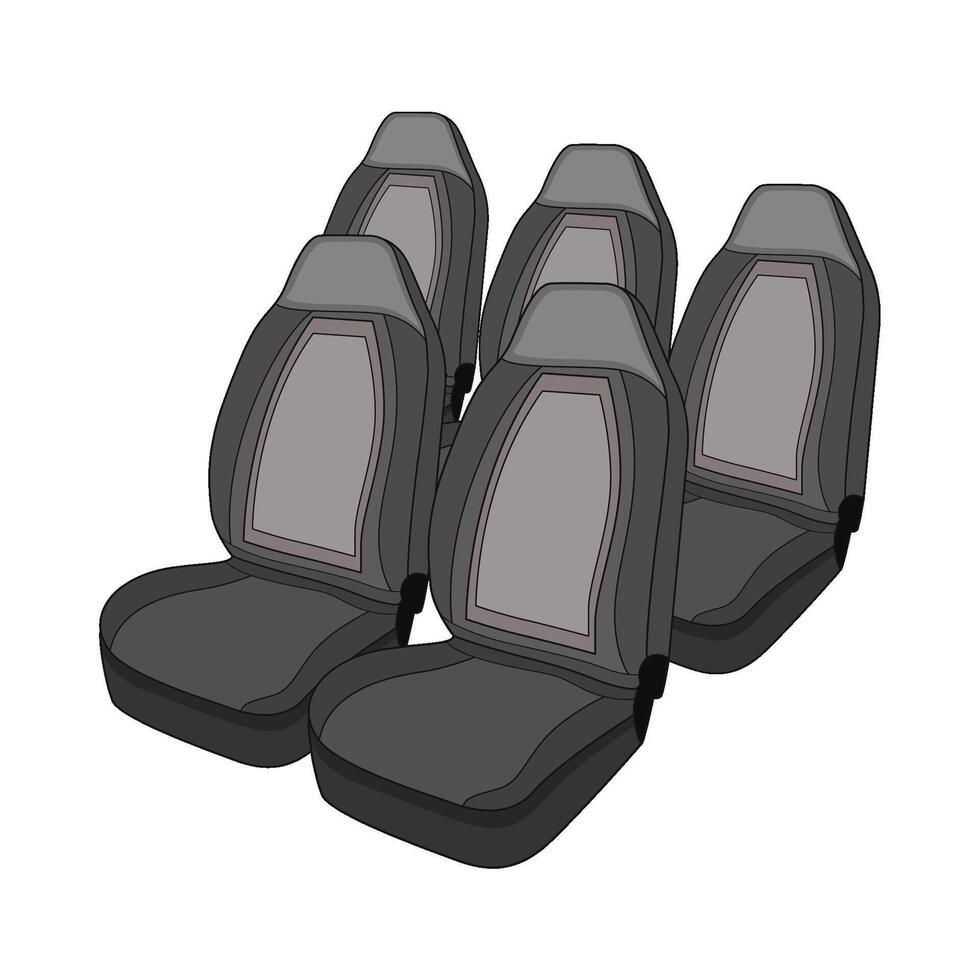 illustration of car seat vector