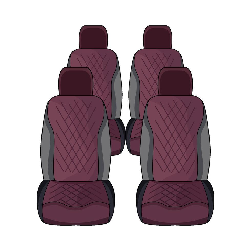 illustration of car seat vector