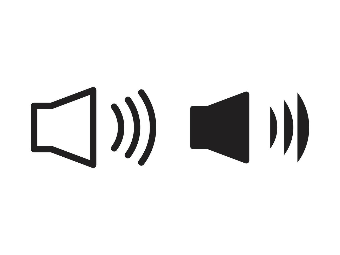 Speaker icon . Loudspeaker, sound vector