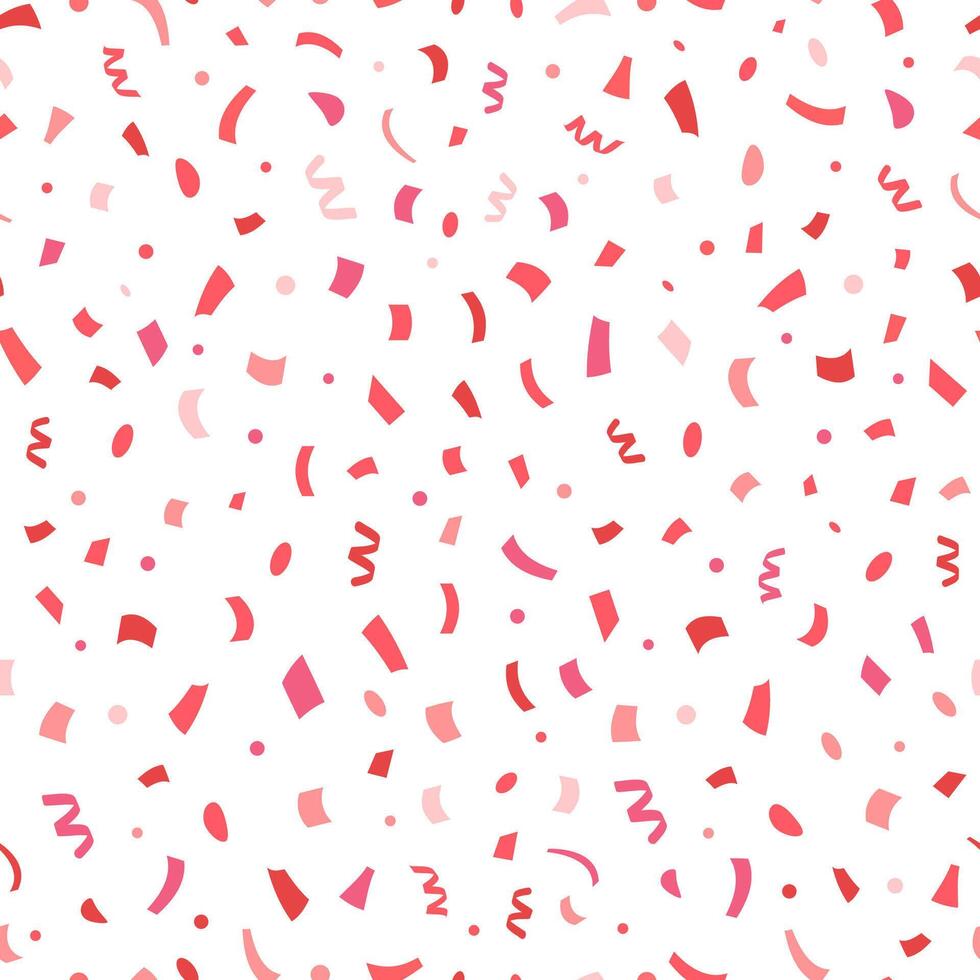 Pink Confetti Pattern vector