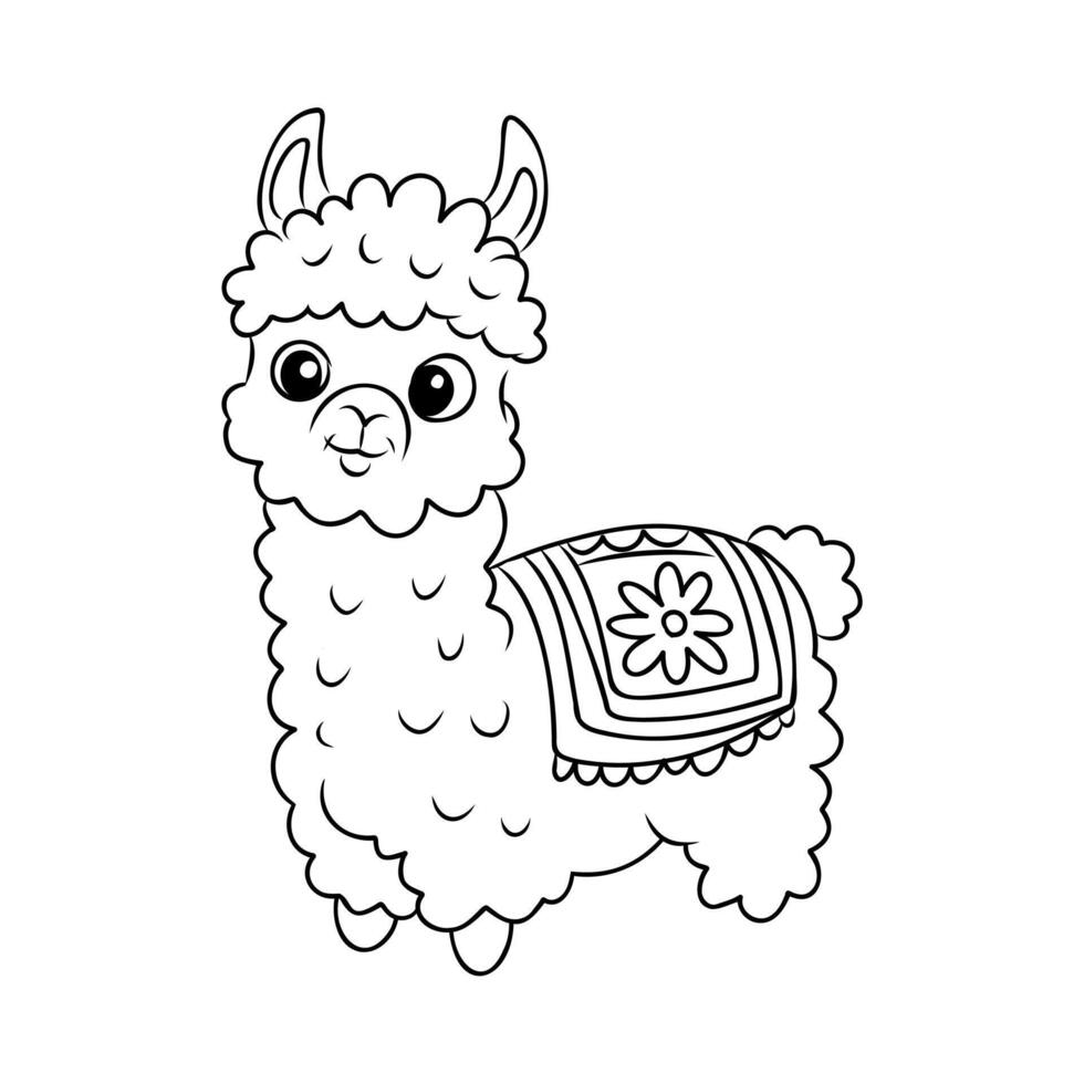 cartoon sheep sketch vector