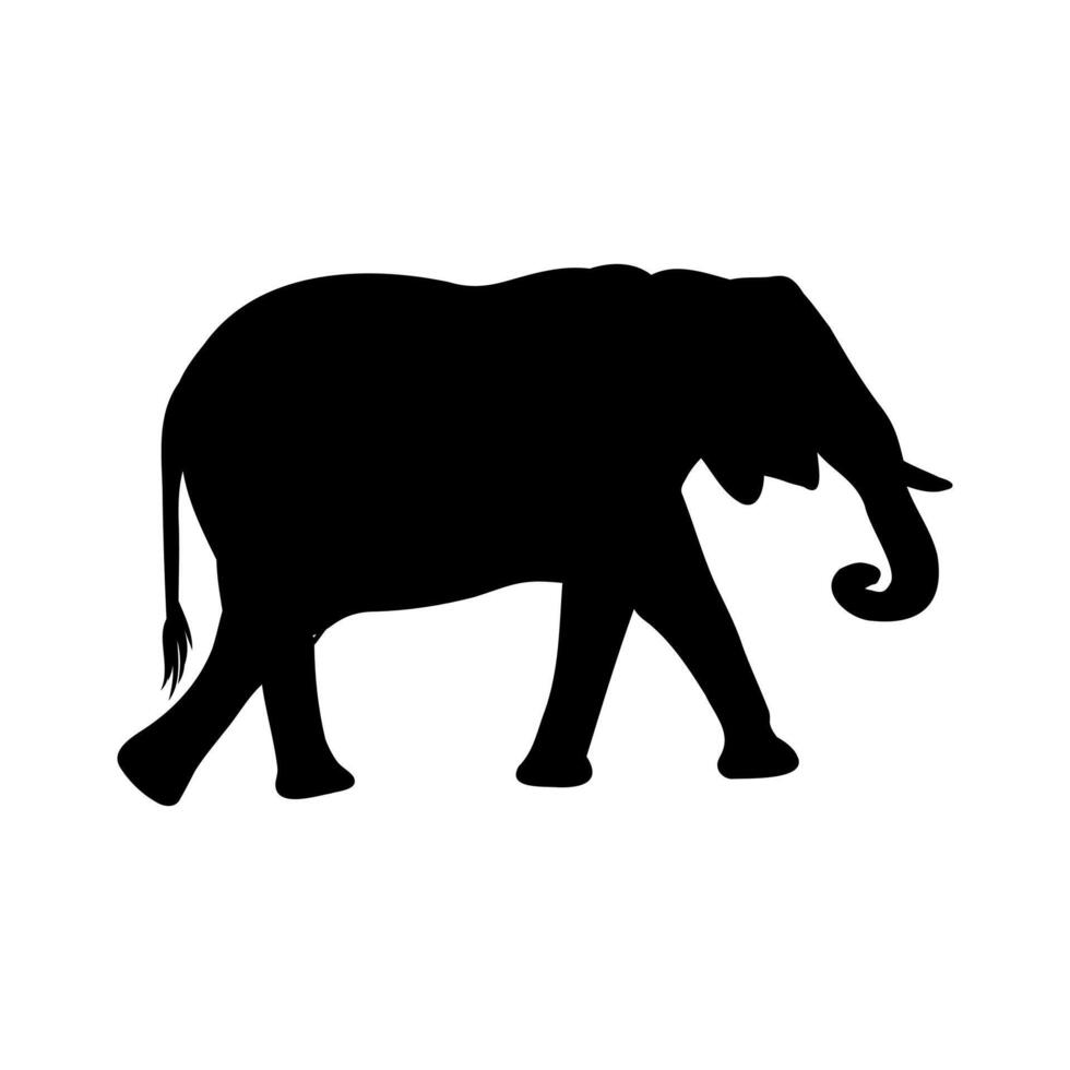 African elephant sketch vector