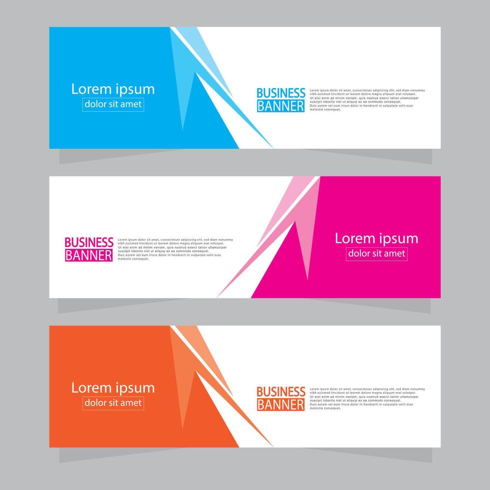 Banner templates design. modern banner. vector