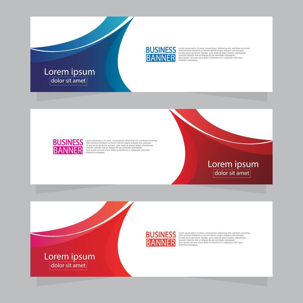 Banner templates design. modern banner. vector