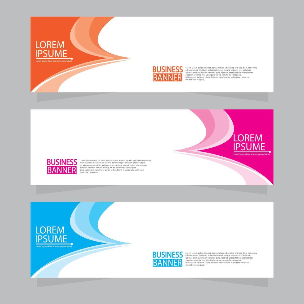 Banner templates design .modern banner. vector
