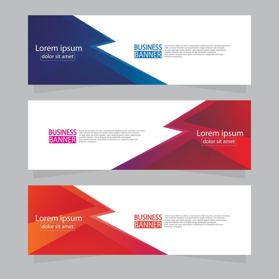 Banner templates design. modern banner. vector