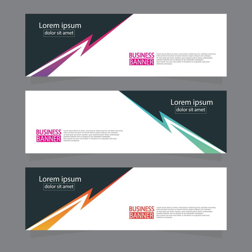Banner templates design. modern banner. vector