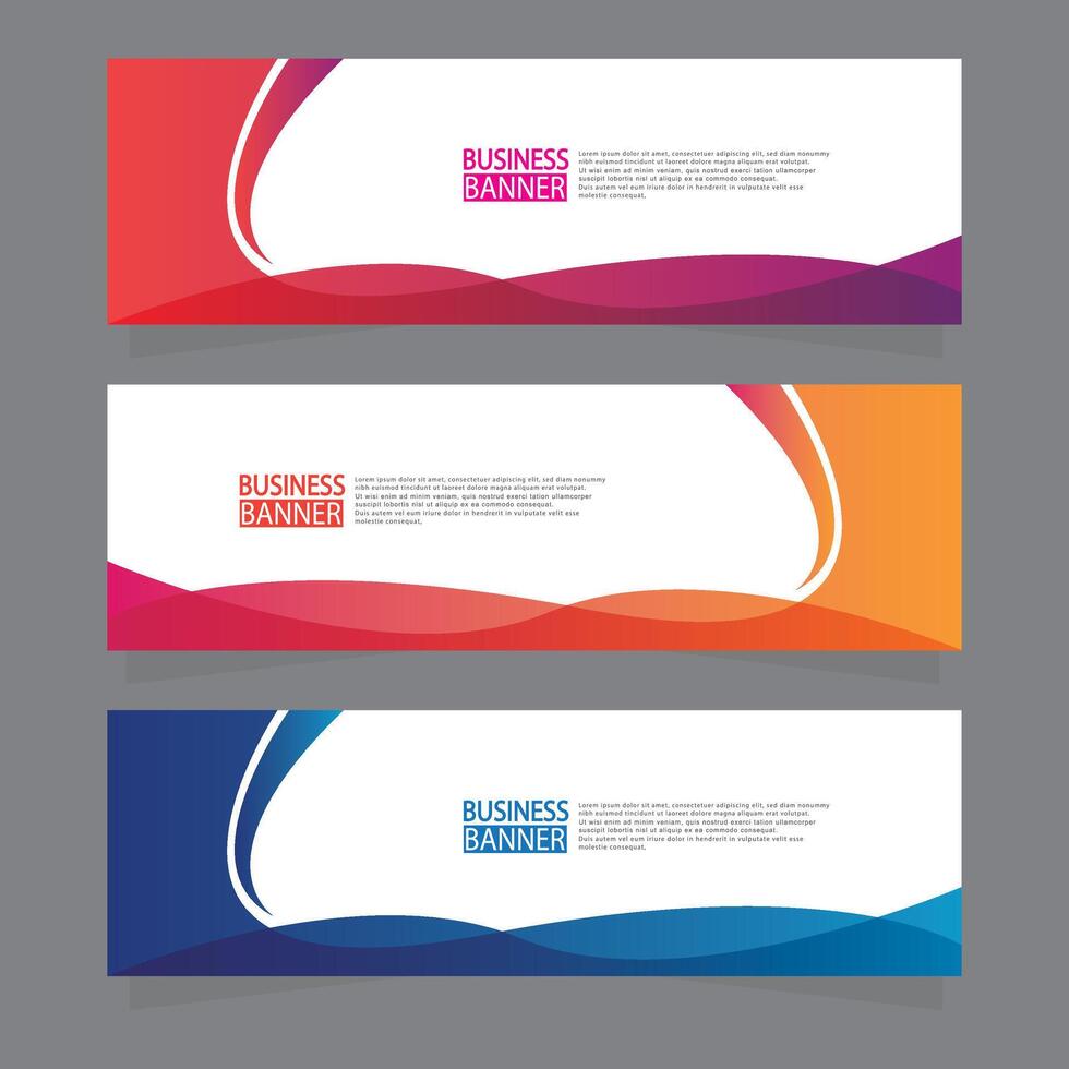 Banner templates design. modern banner. vector