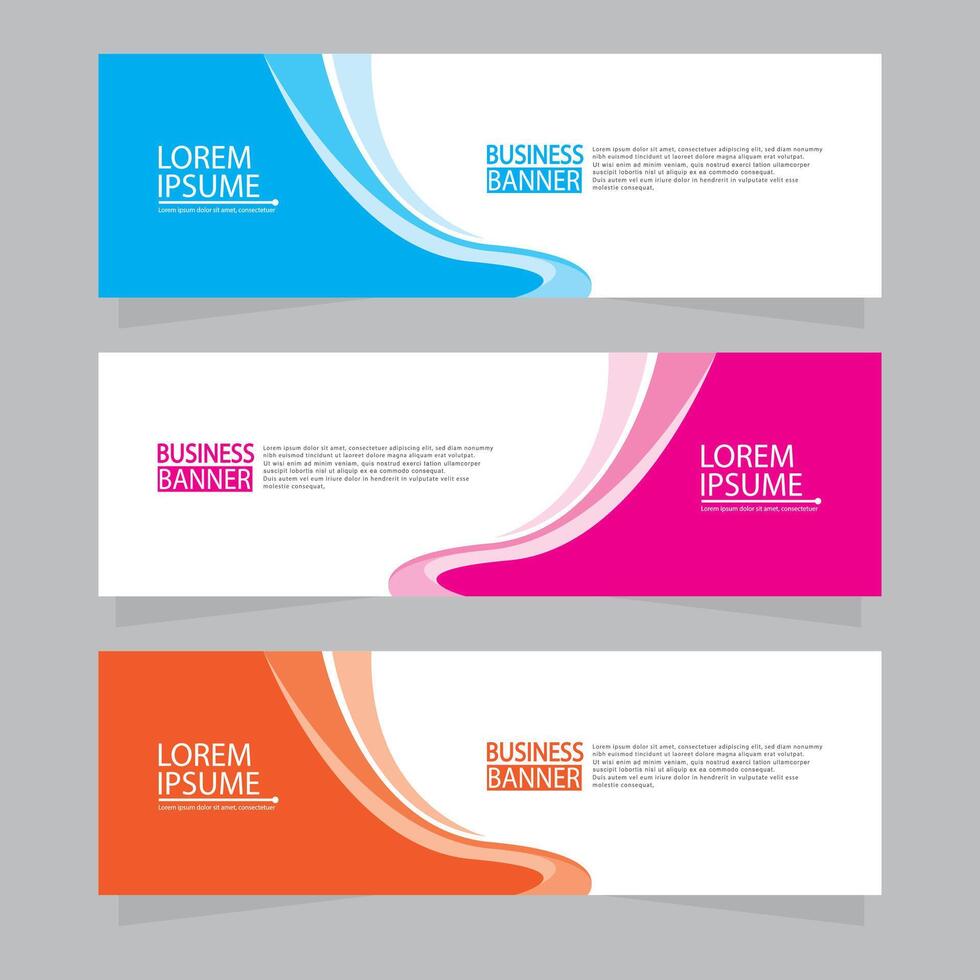 Banner templates design .modern banner. vector