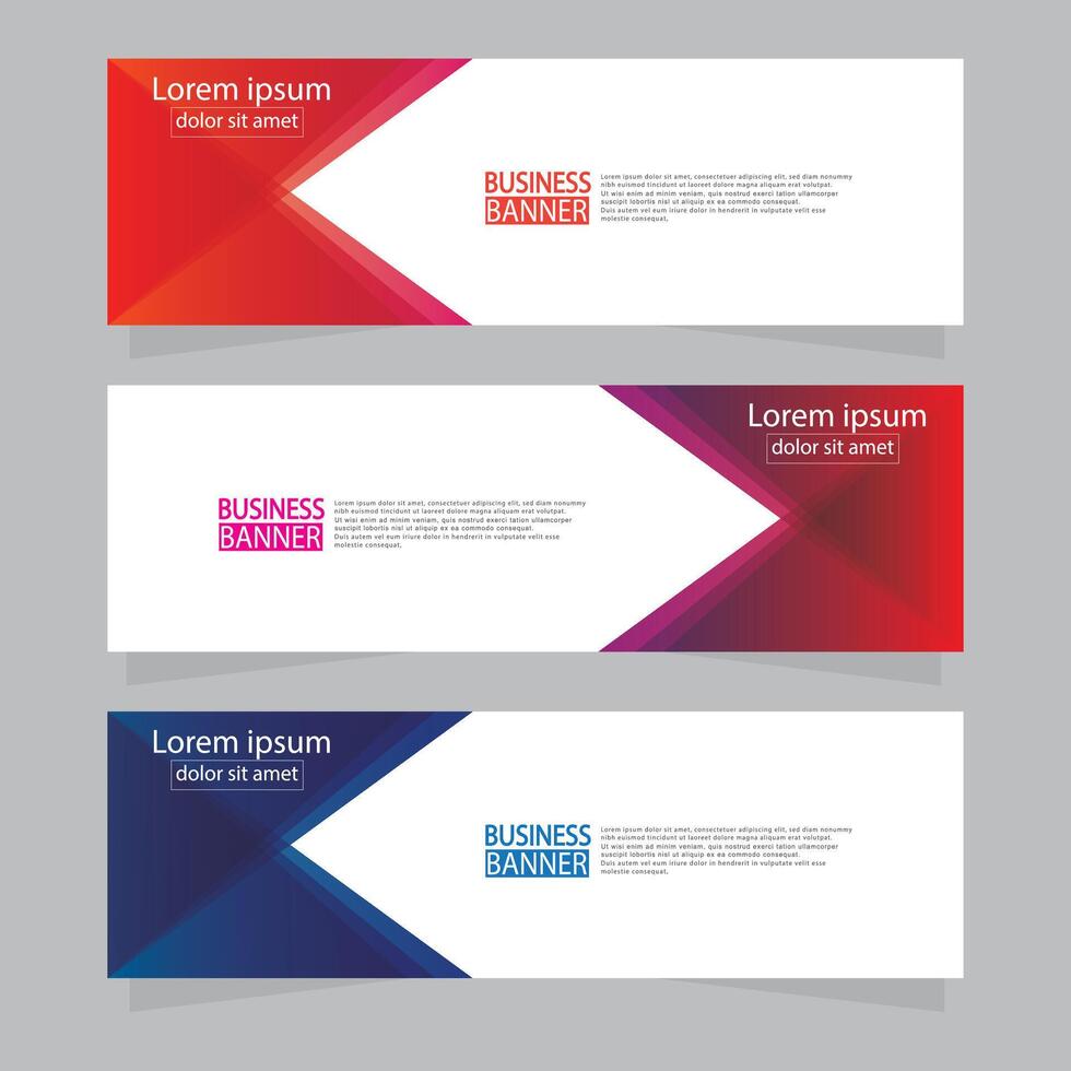 Banner templates design. modern banner. vector