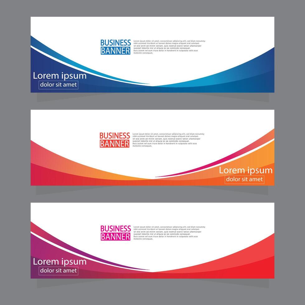 Banner templates design. modern banner. vector