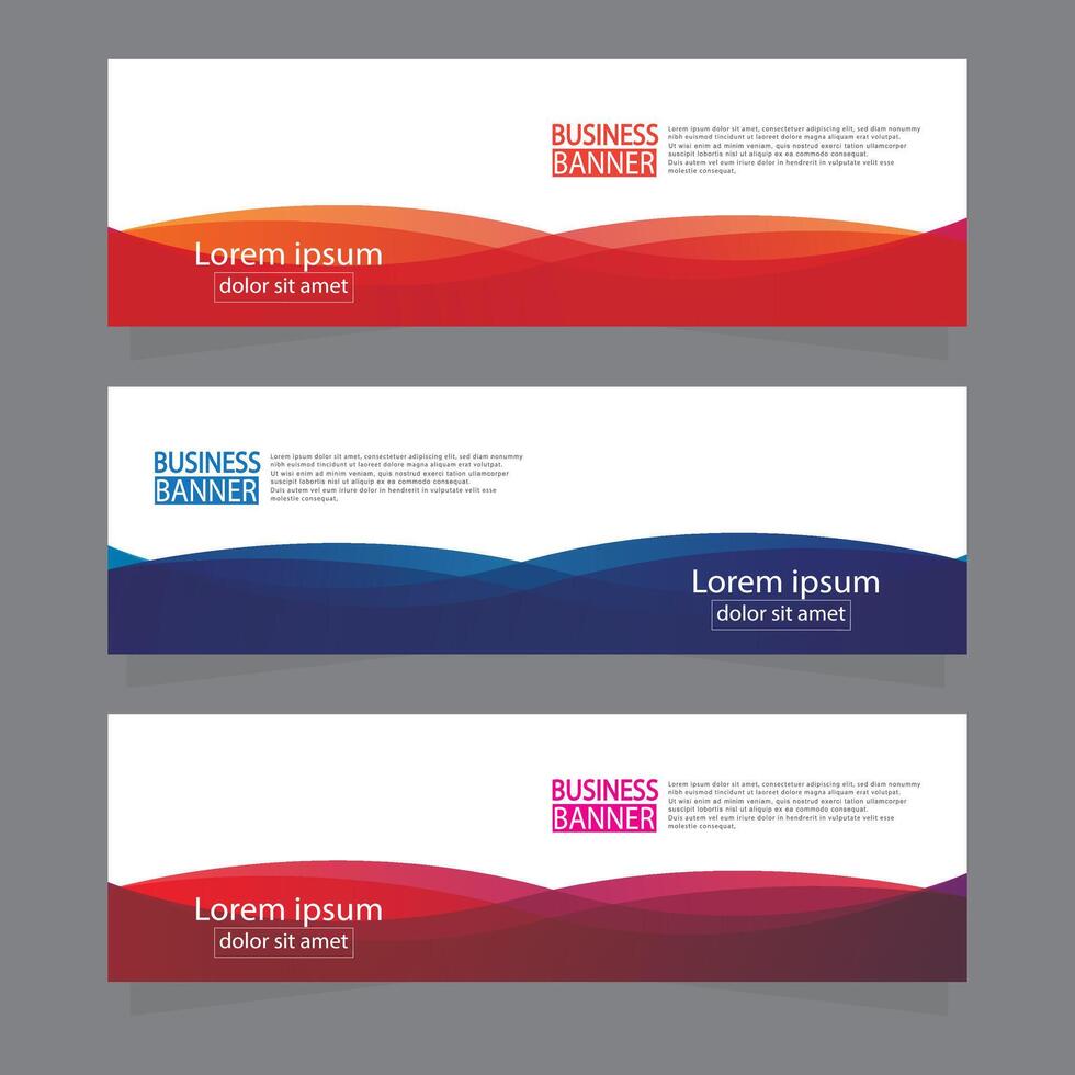 Banner templates design. modern banner. vector