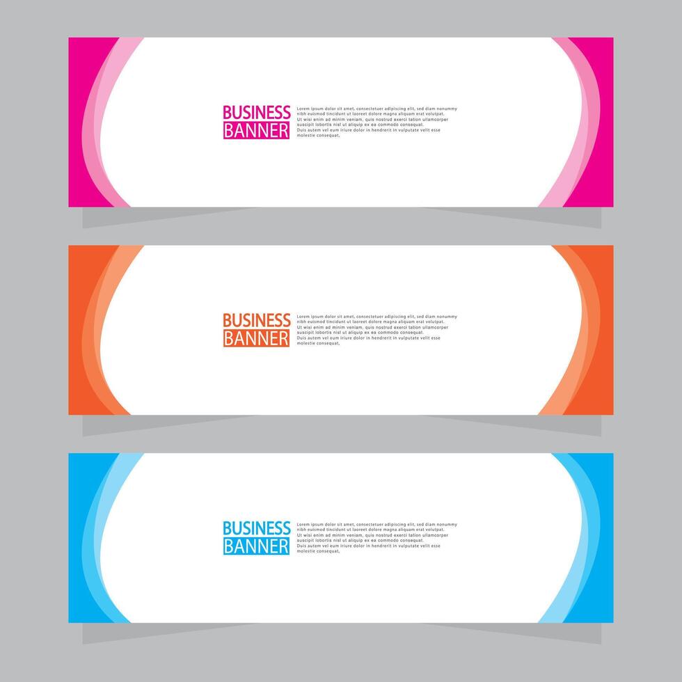 Banner templates design .modern banner. vector