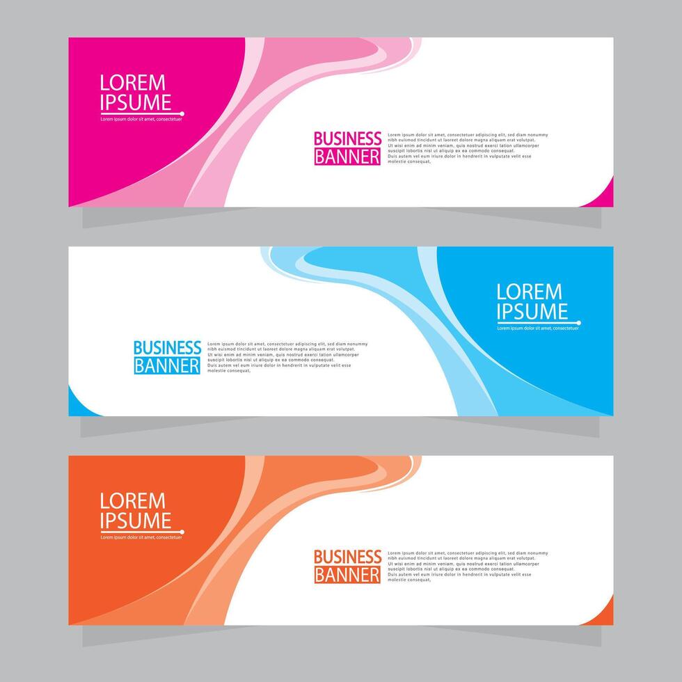 Banner templates design .modern banner. vector