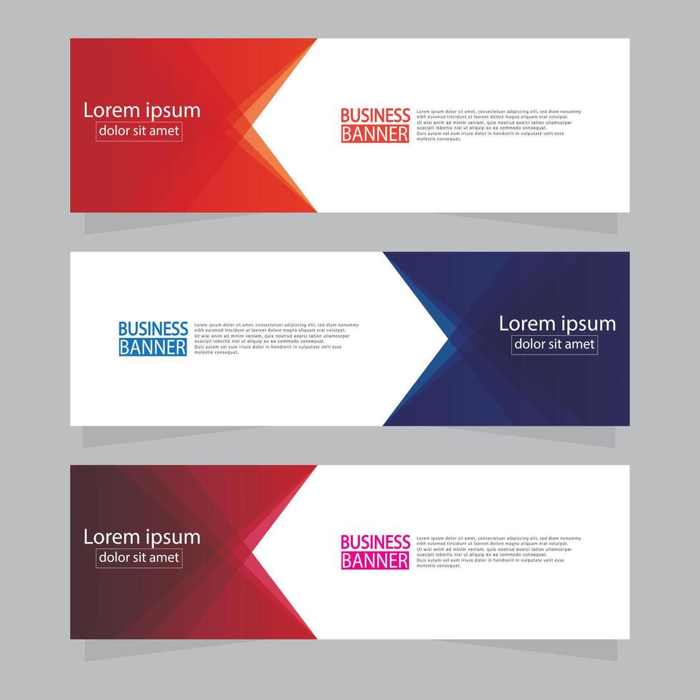 Banner templates design. modern banner. vector