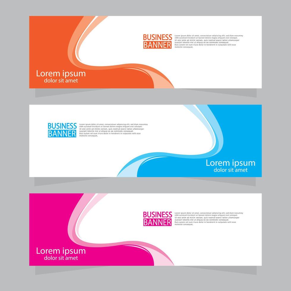 Banner templates design .modern banner. vector