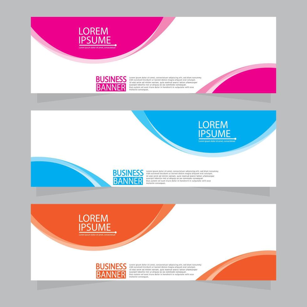 Banner templates design .modern banner. vector