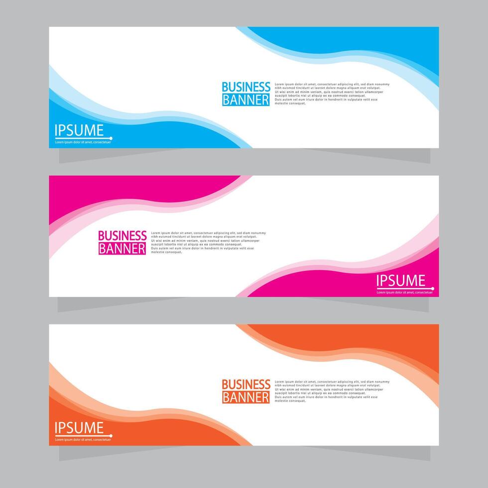 Banner templates design .modern banner. vector