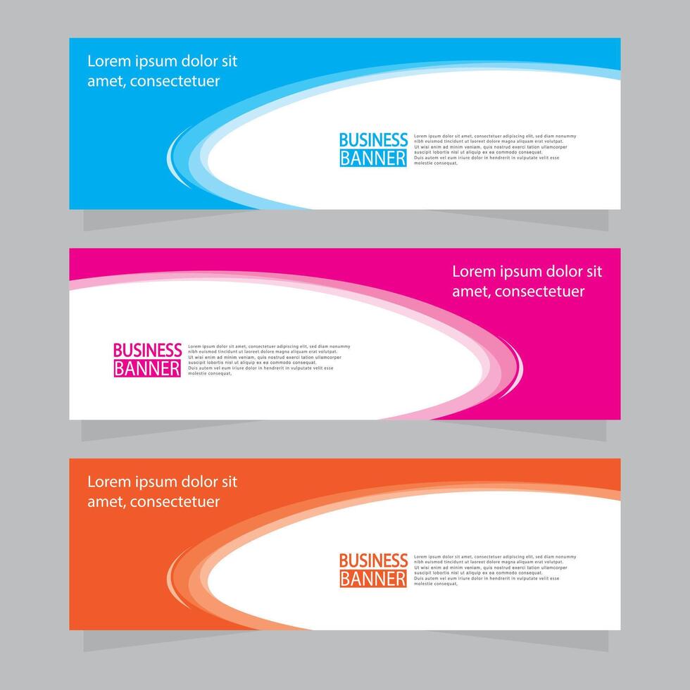 Banner templates design .modern banner. vector