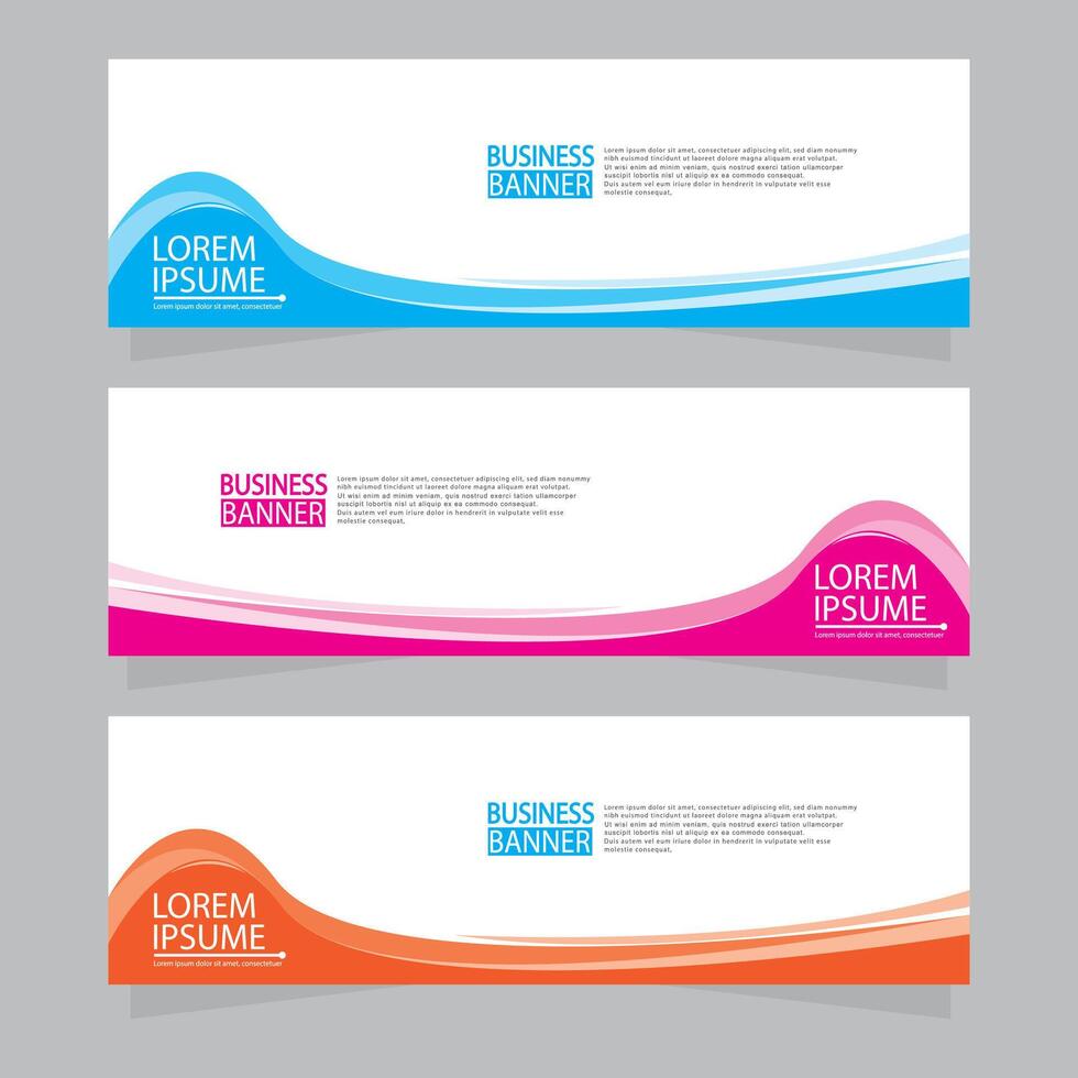 Banner templates design .modern banner. vector