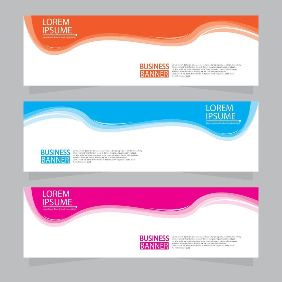 Banner templates design.modern banner. vector