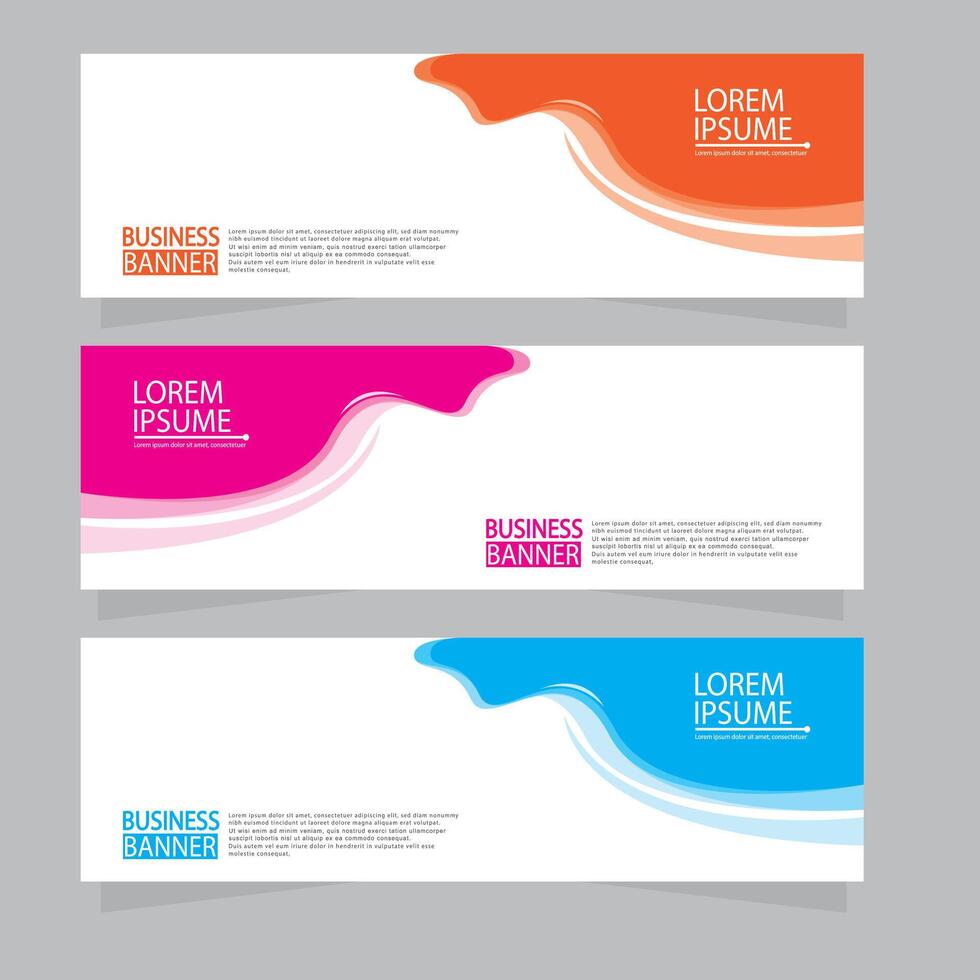 Banner templates design .modern banner. vector