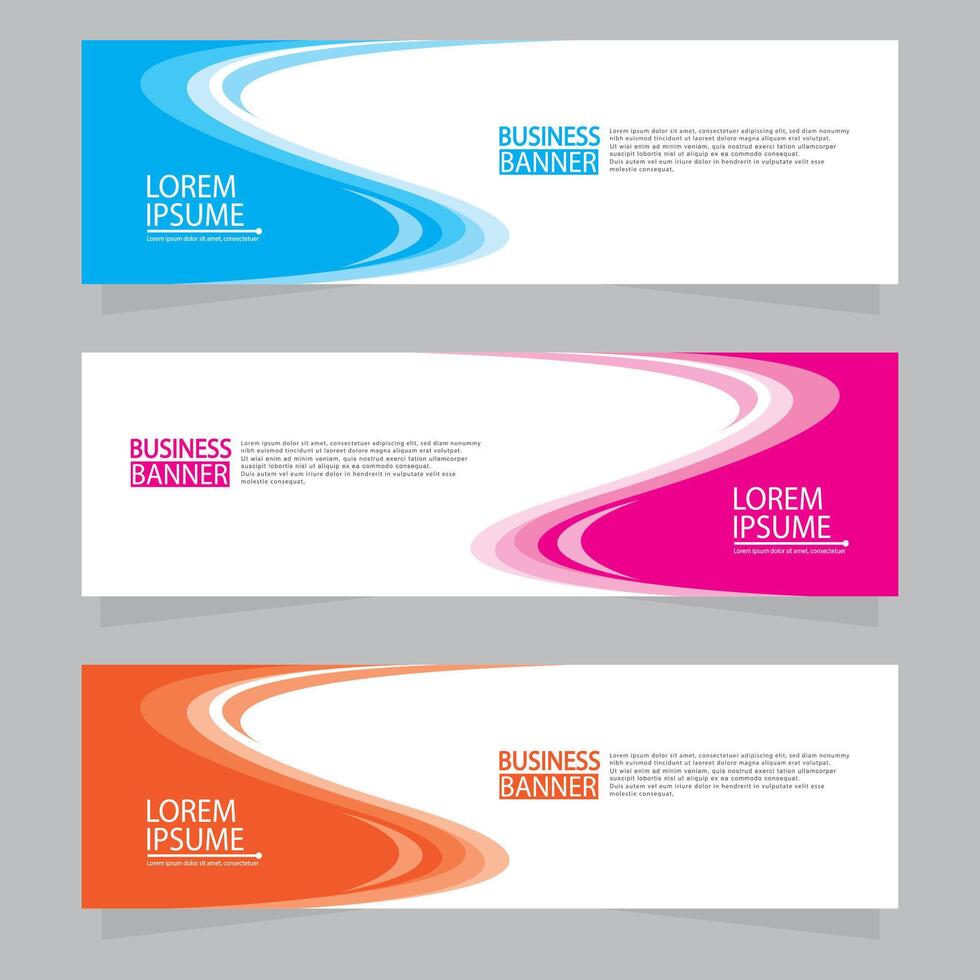 Banner templates design.modern banner. vector