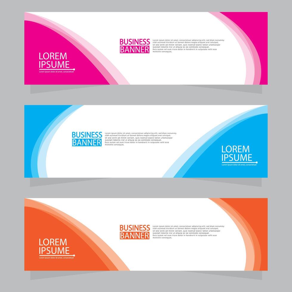 Banner templates design.modern banner. vector