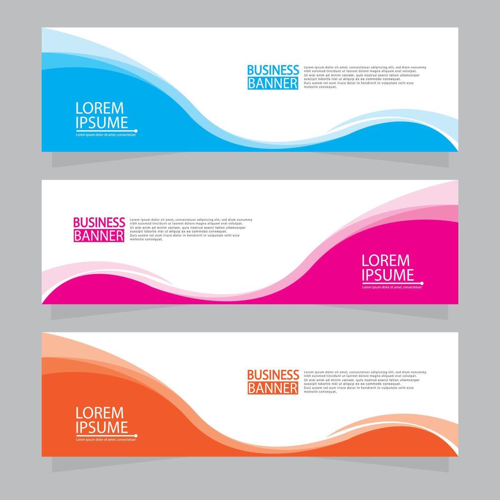 Banner templates design.modern banner. vector