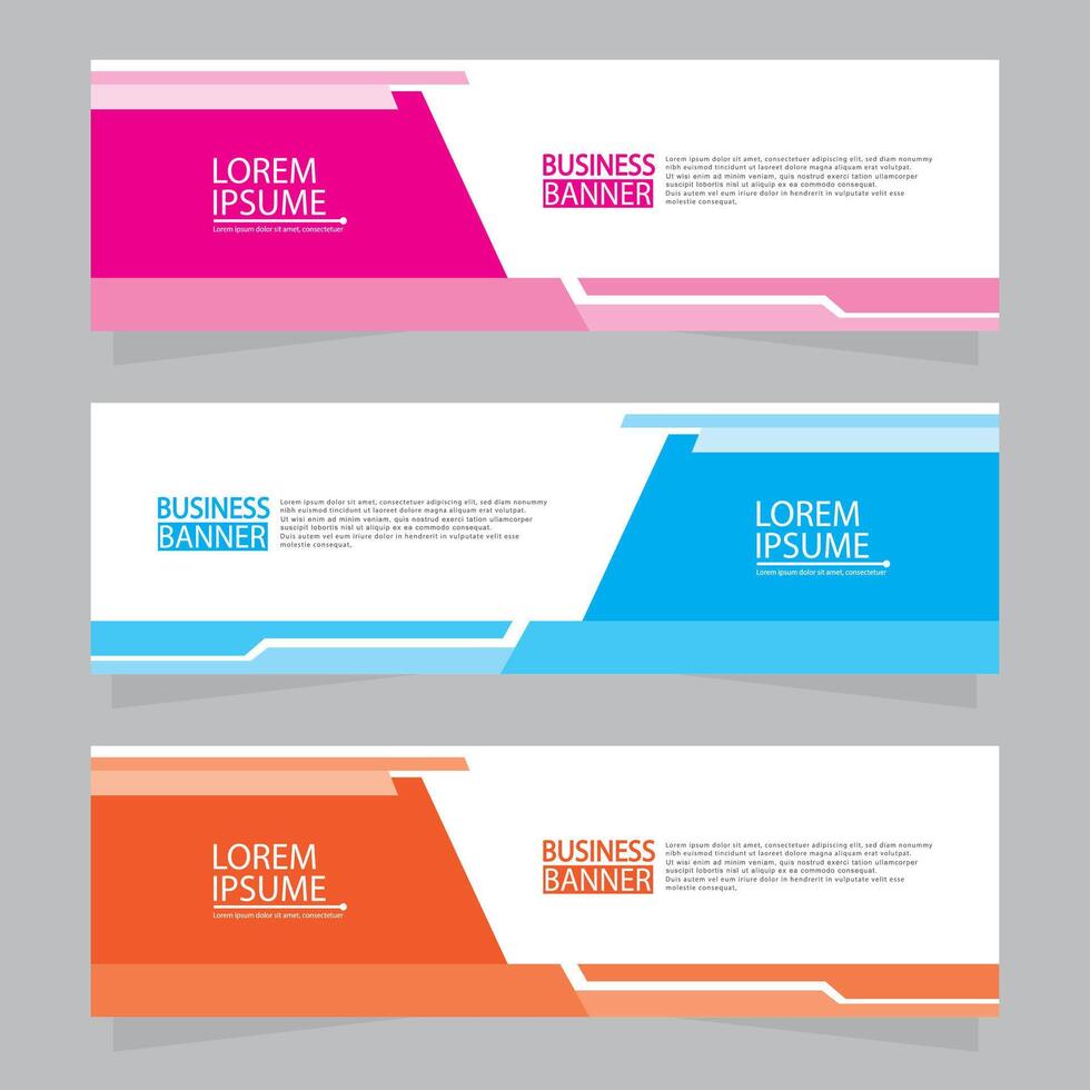 Banner templates design.modern banner. vector