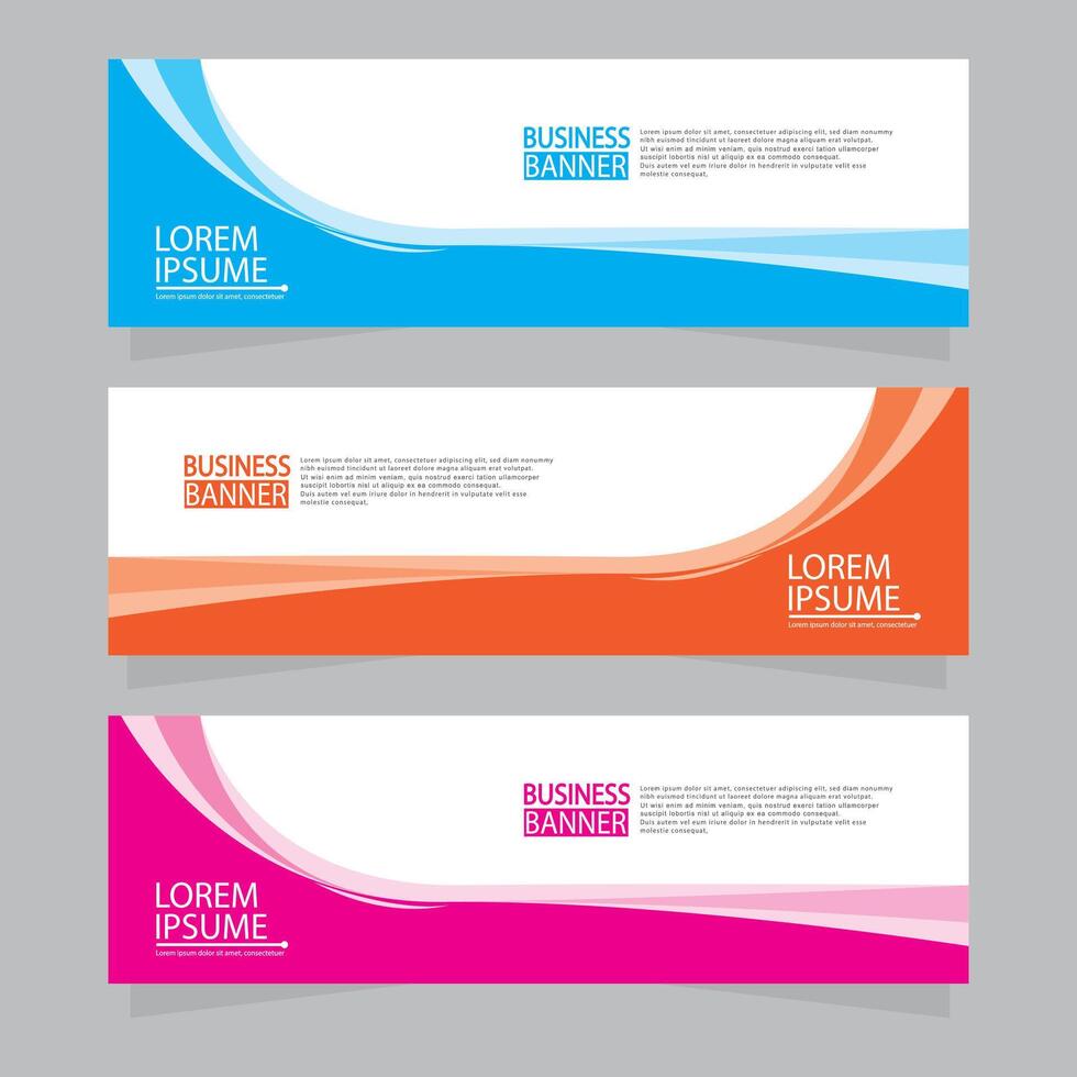 Banner templates design .modern banner. vector