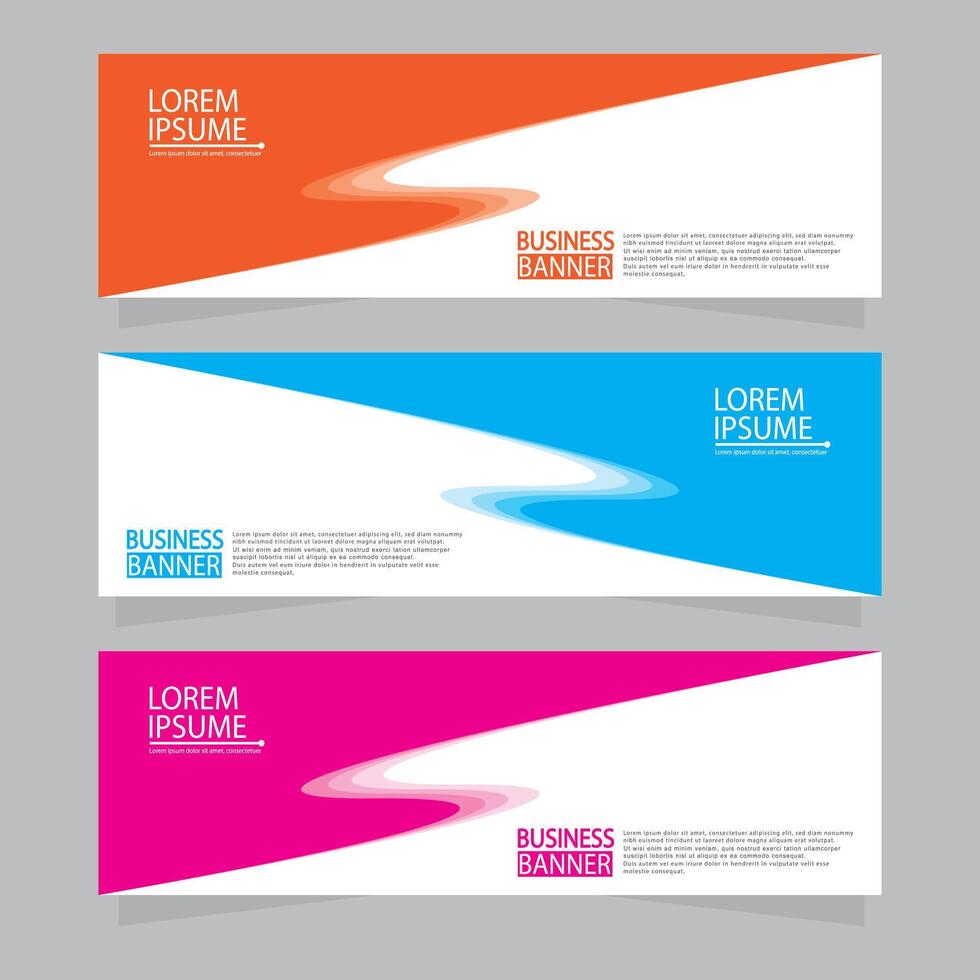 Banner templates design .modern banner. vector