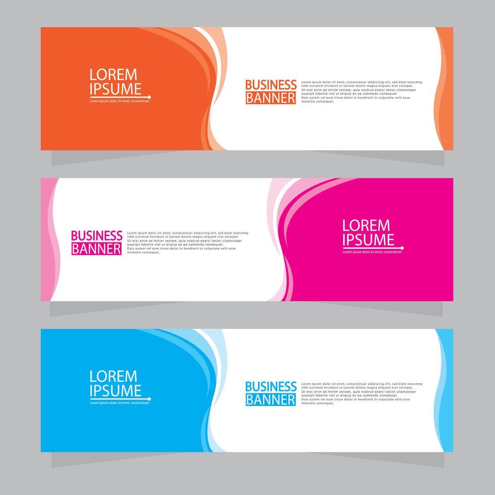 Banner templates design .modern banner. vector