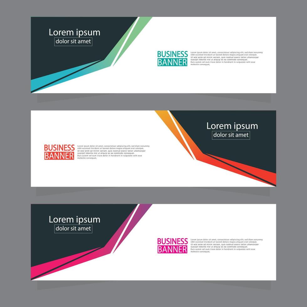 Banner templates design. modern banner. vector