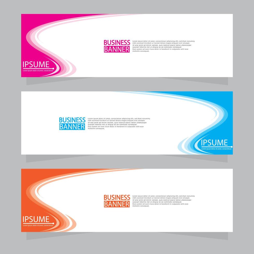 Banner templates design.modern banner. vector