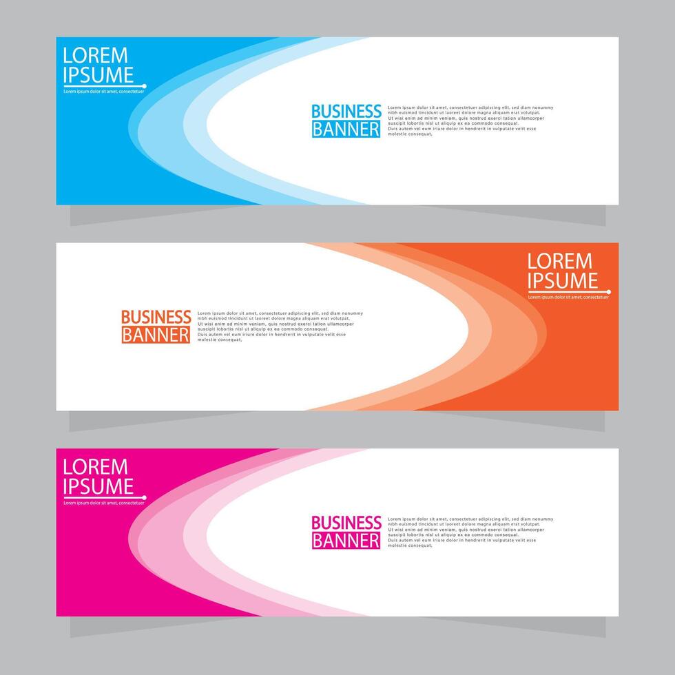 Banner templates design.modern banner. vector