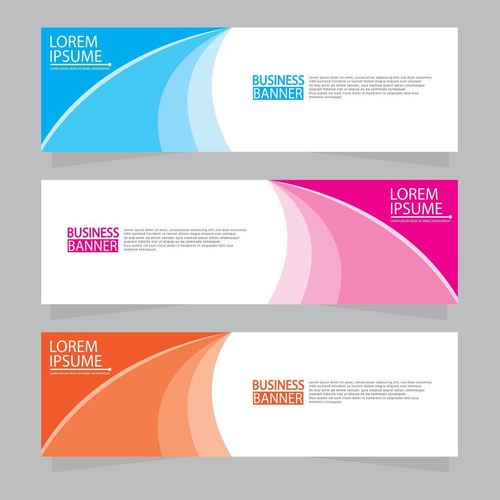 Banner templates design .modern banner. vector