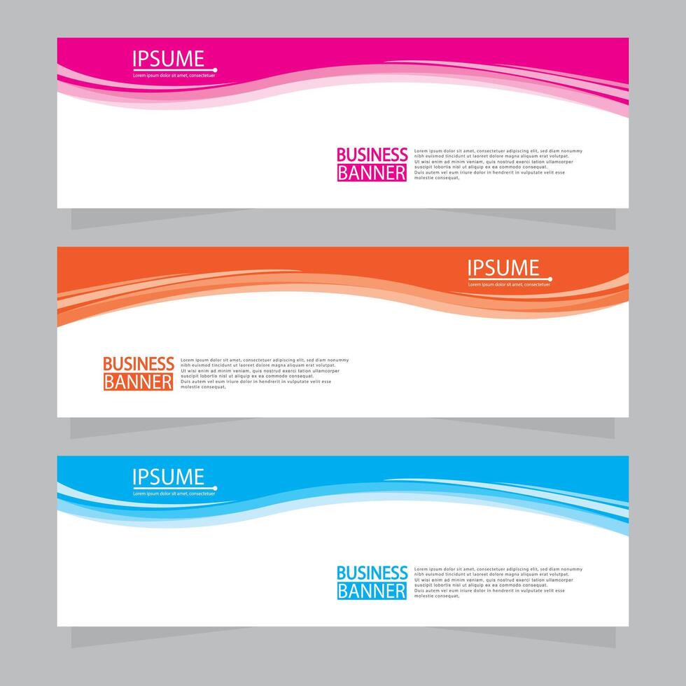 Banner templates design.modern banner. vector