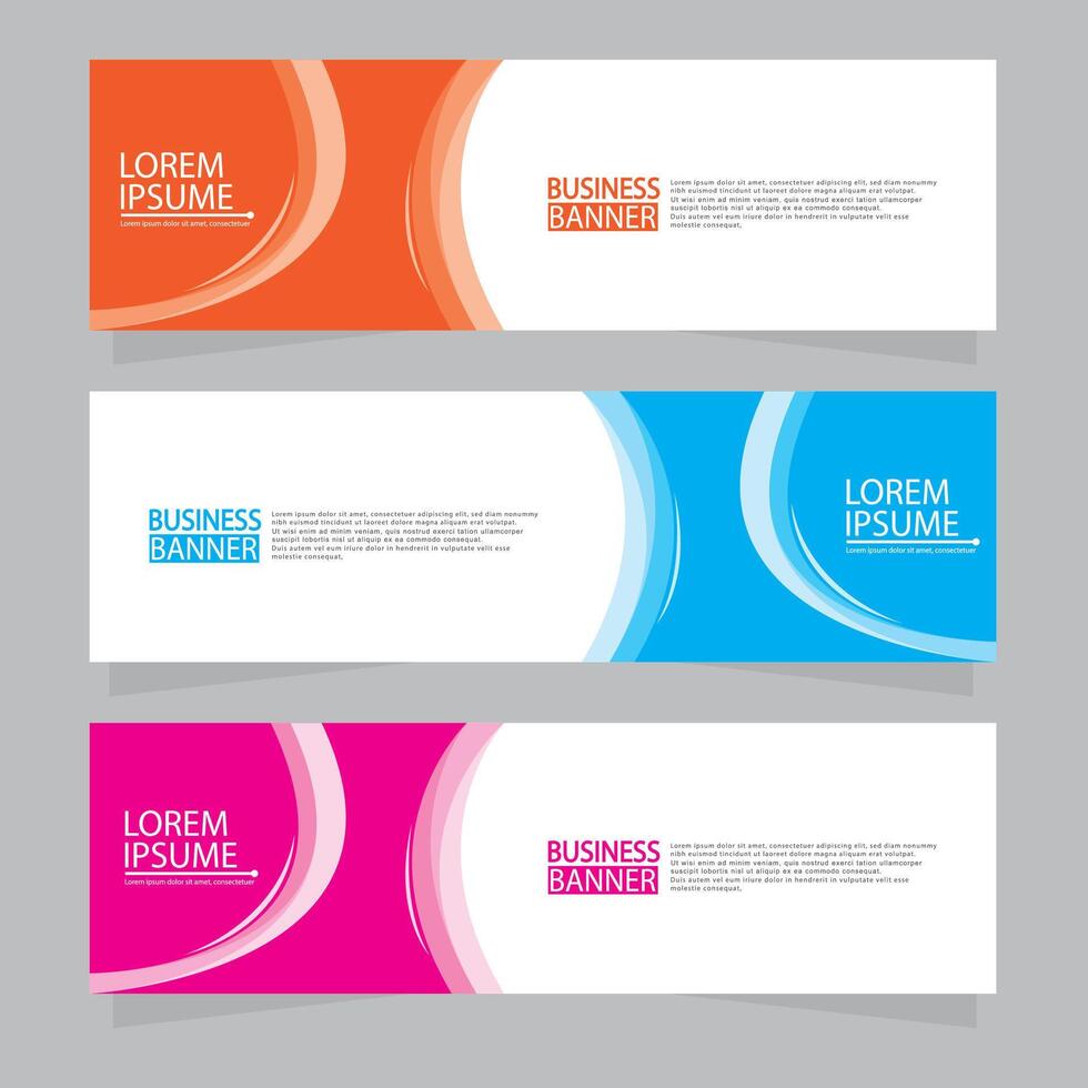 Banner templates design .modern banner. vector