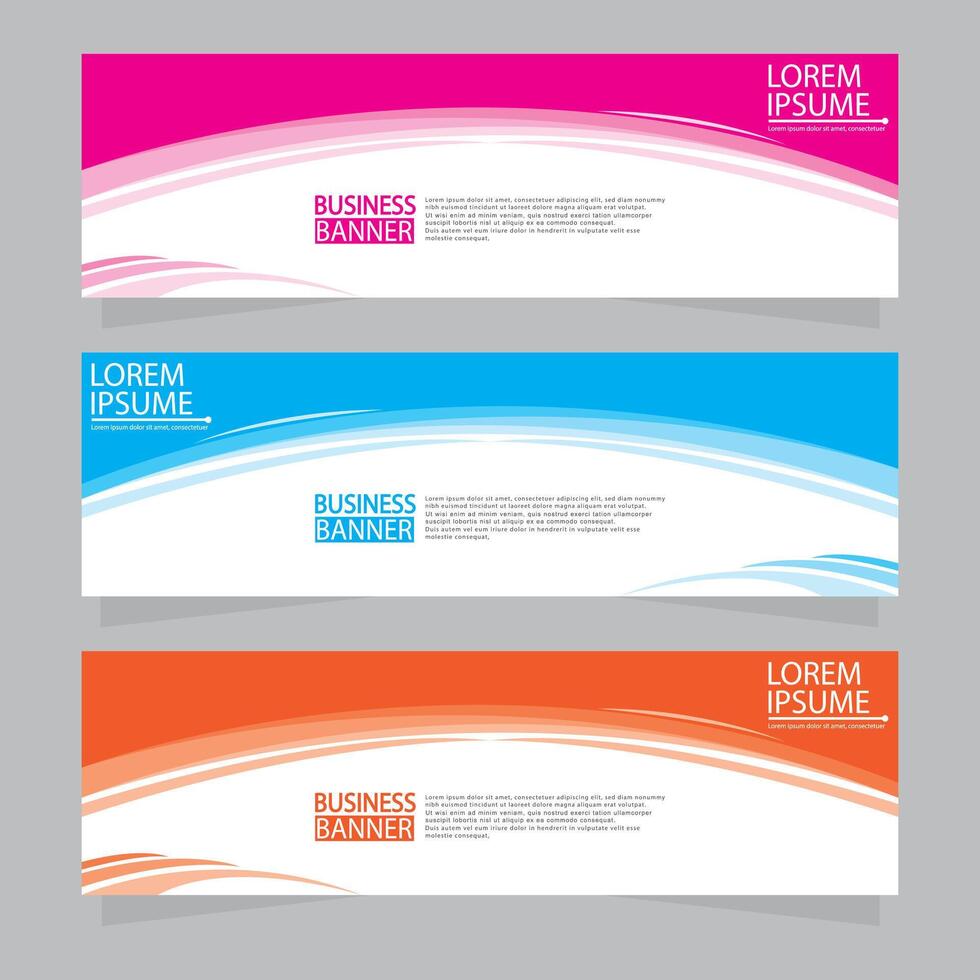 Banner templates design.modern banner. vector