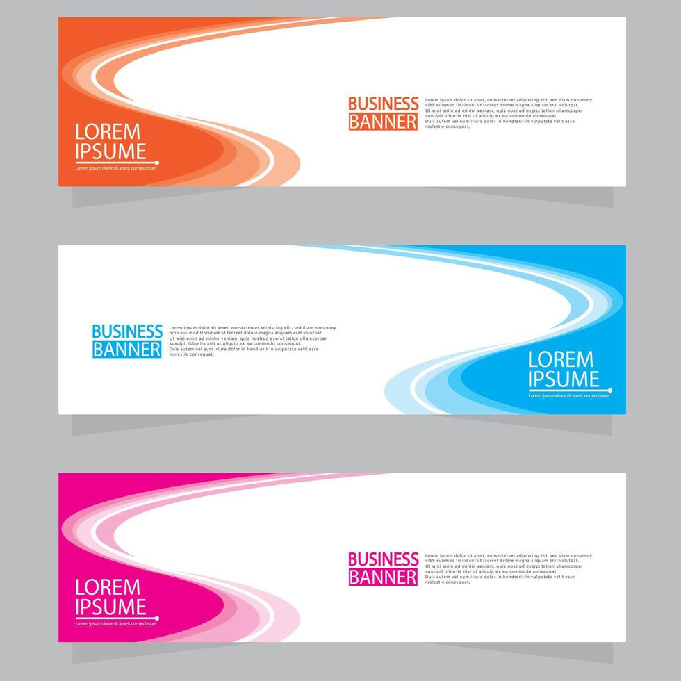 Banner templates design.modern banner. vector