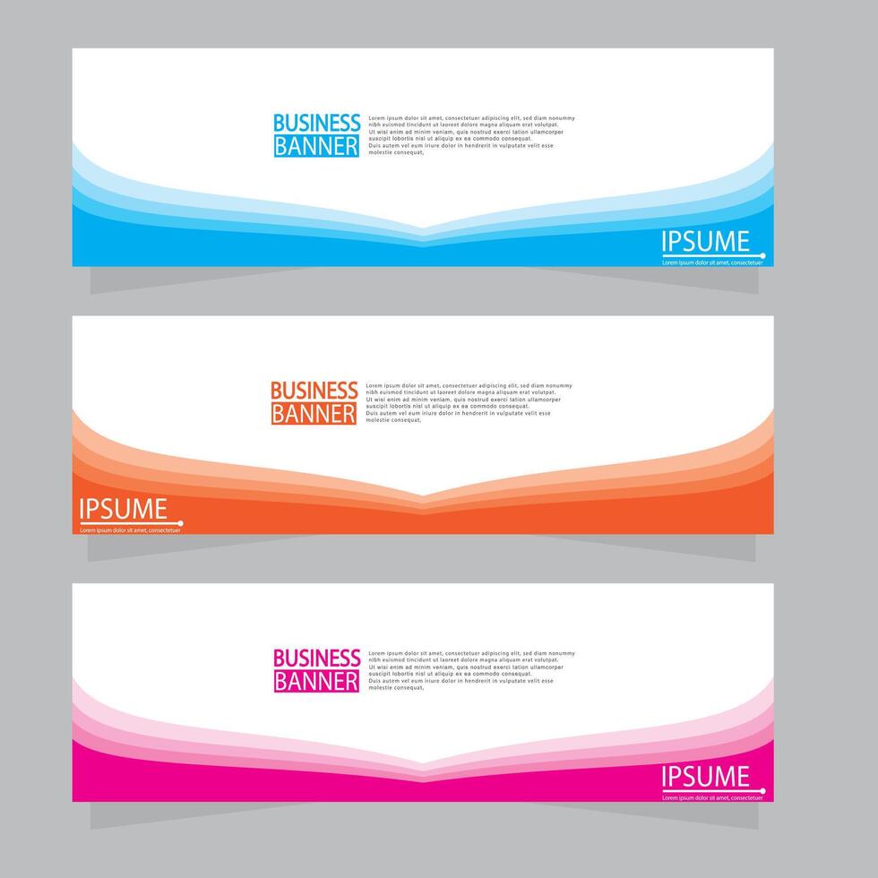 Banner templates design .modern banner. vector