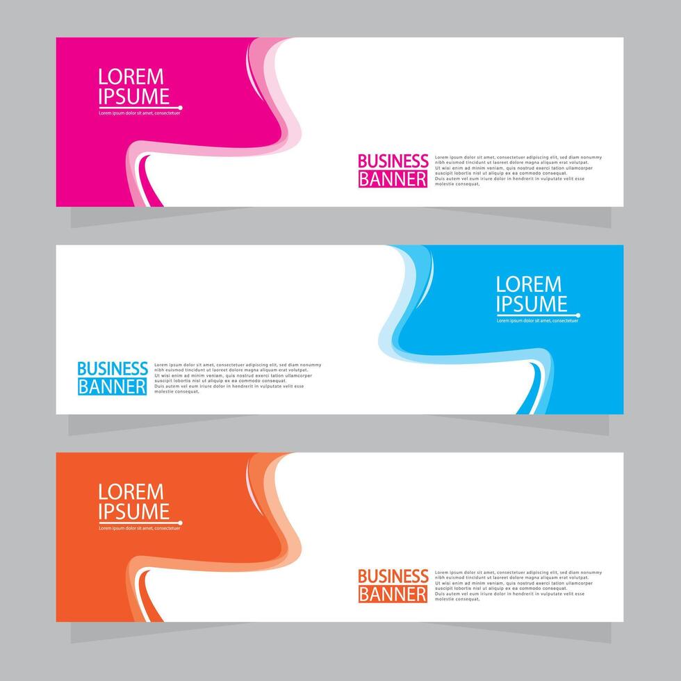 Banner templates design .modern banner. vector