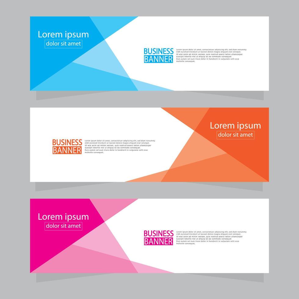 Banner templates design .modern banner. vector