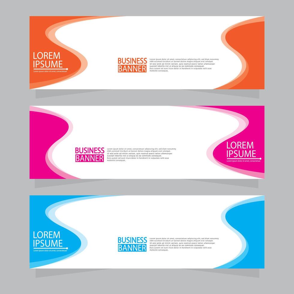 Banner templates design .modern banner. vector